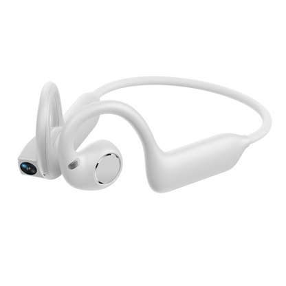 Rollme AirCam- AI Smart Open-Ear Wearable with Camera & Audio