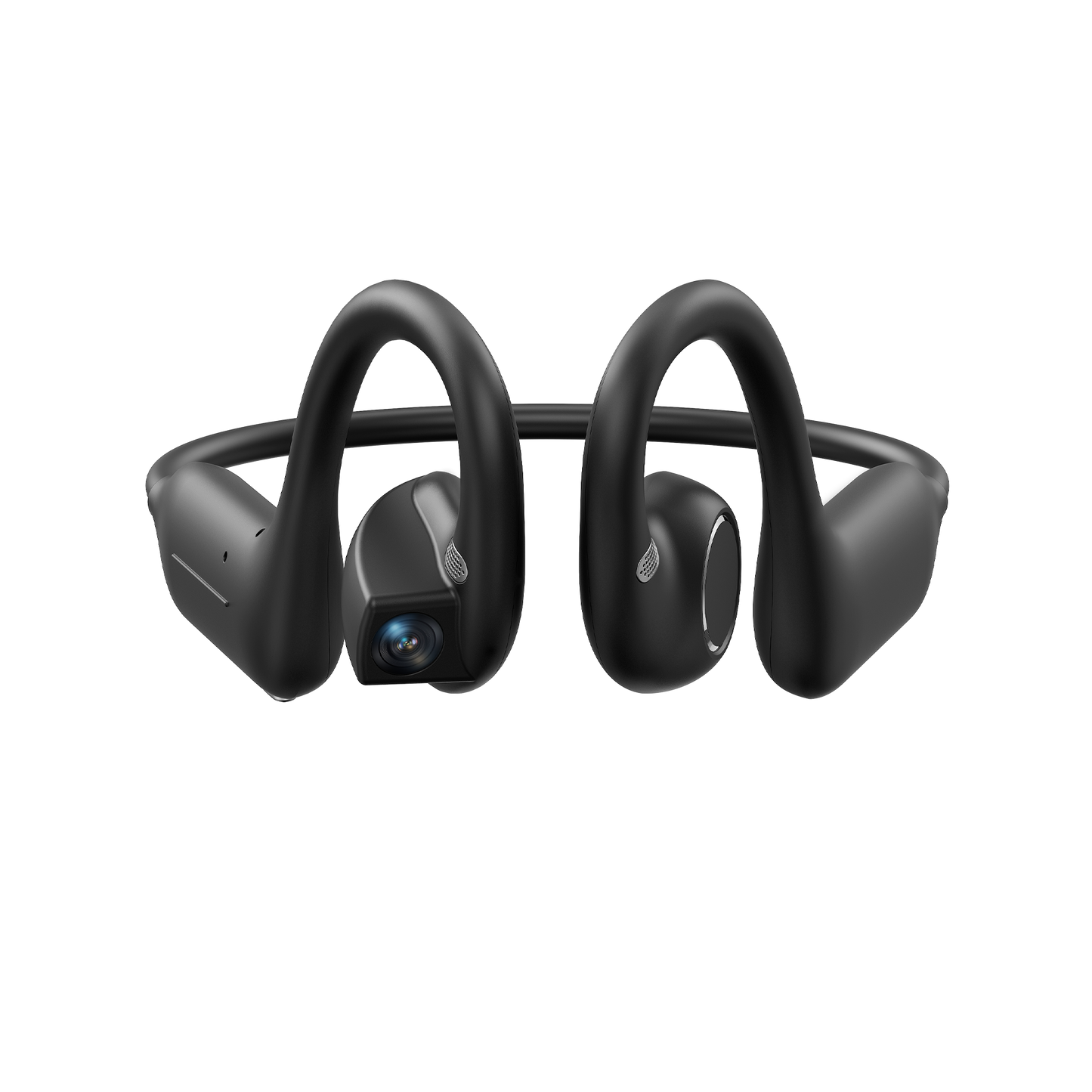 Rollme AirCam- AI Smart Open-Ear Wearable with Camera & Audio