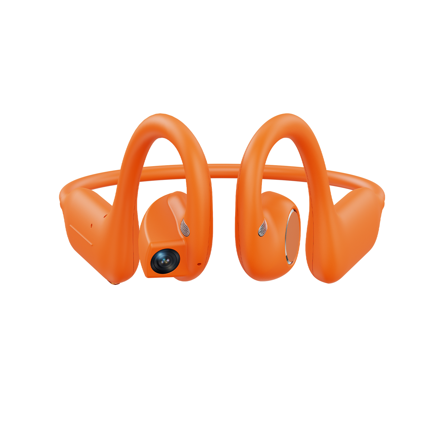 Rollme AirCam- AI Smart Open-Ear Wearable with Camera & Audio