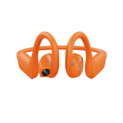 Rollme AirCam- AI Smart Open-Ear Wearable with Camera & Audio